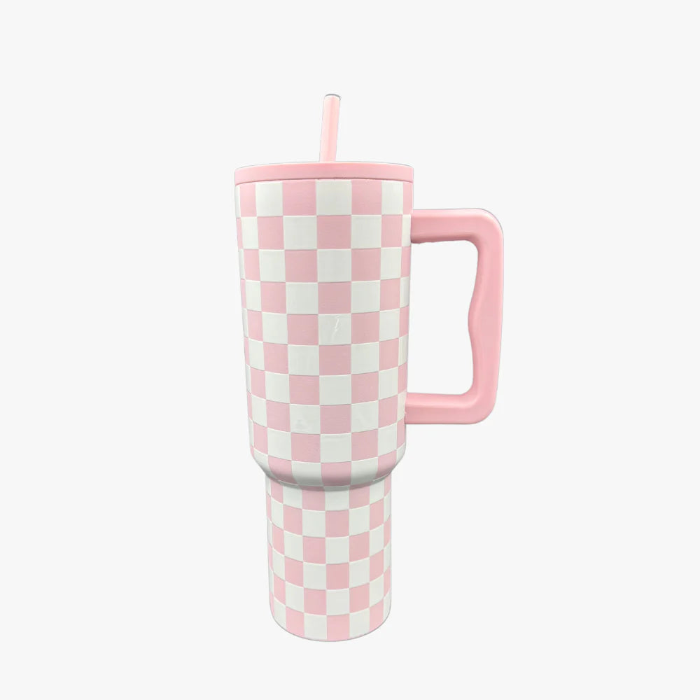 Vaso Térmico Premium 1200 ml Rosa Jaque + Envío Gratis